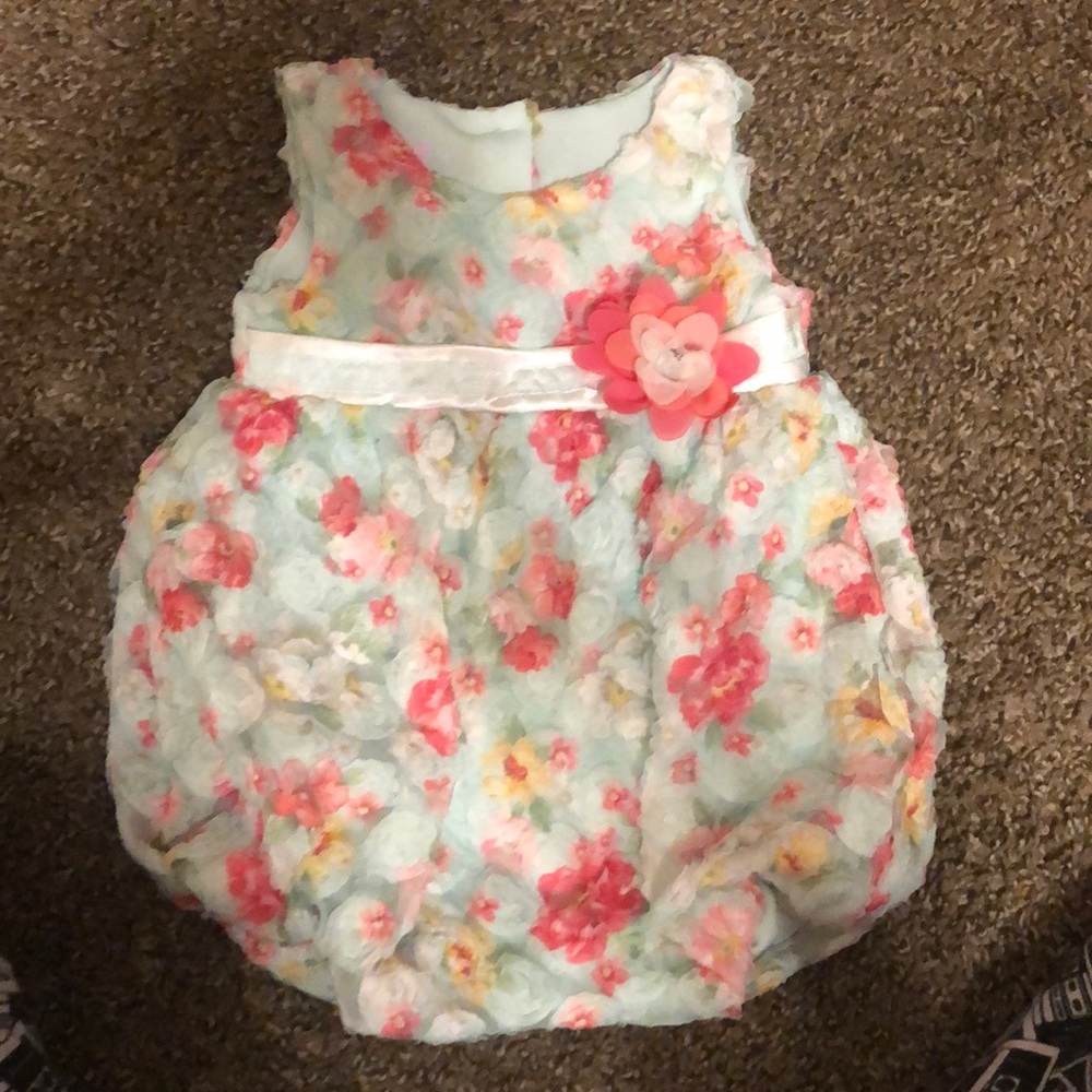 Floral baby romper